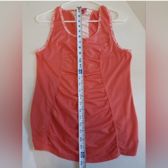 Ryka Women's Medium Workout Tank Top Orange/Pink Coral Color - Picture 12 of 13